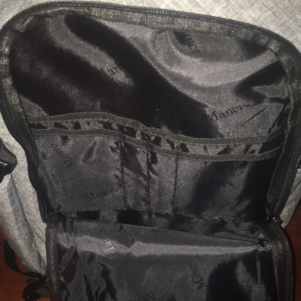 Sleek Gray Minimalist Backpack - image 4